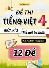 Đề thi môn Tiếng Việt Lớp 4 Giữa học kì 2 KNTT có Ma trận và Đáp án (12 Đề)